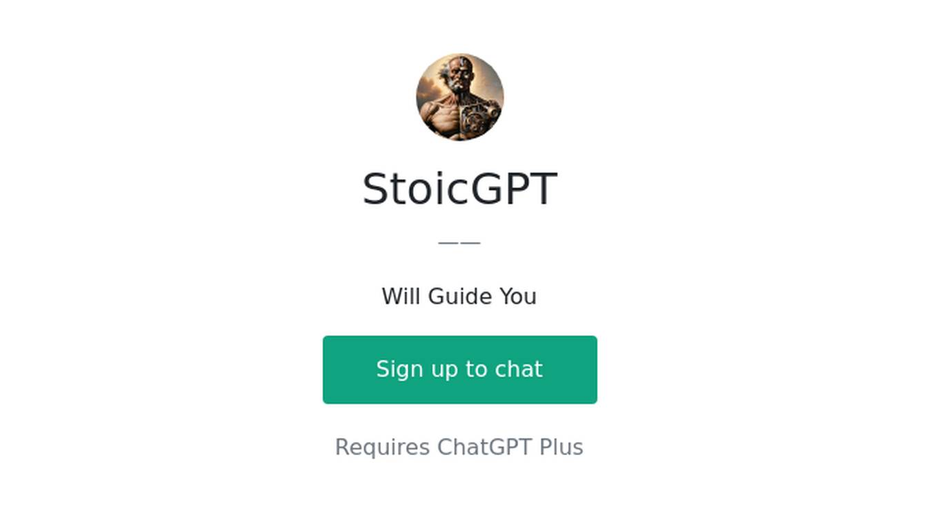 StoicGPT Screenshot