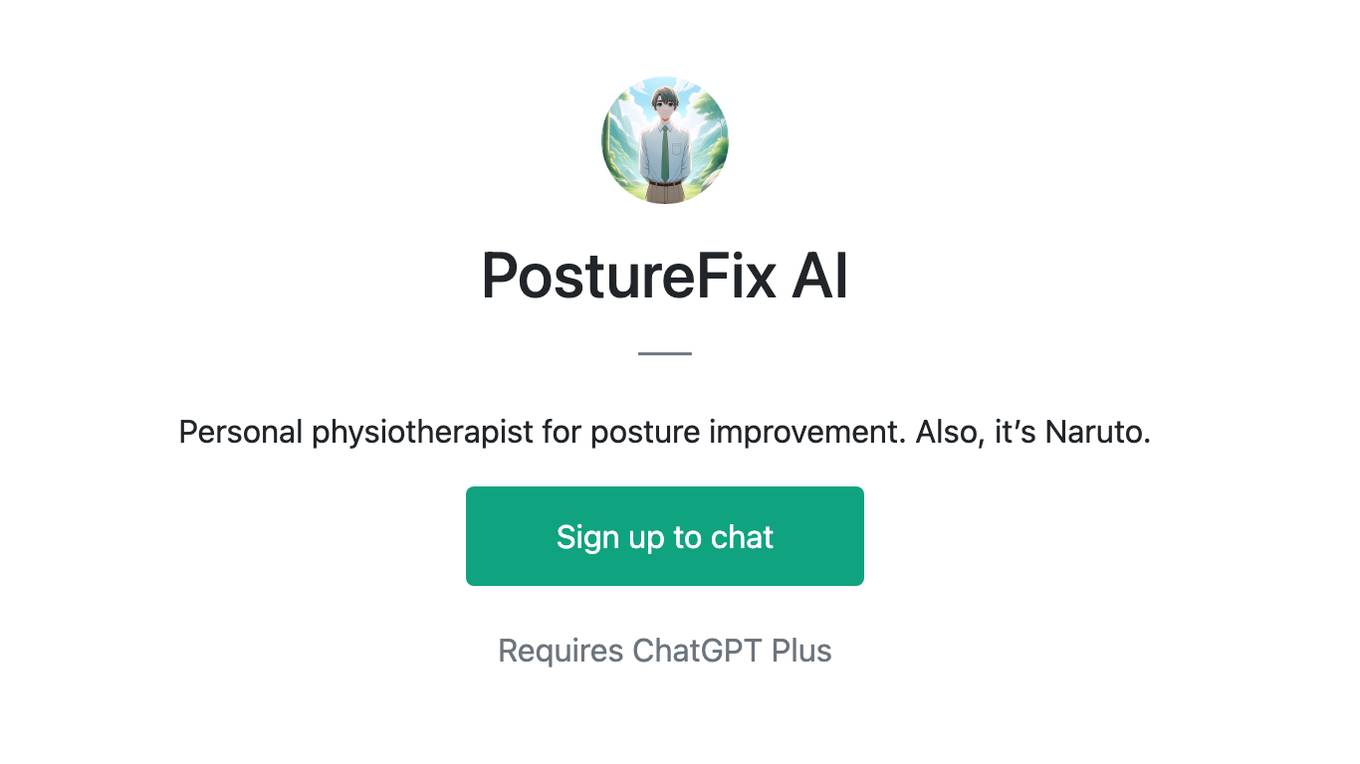 PostureFix AI Screenshot