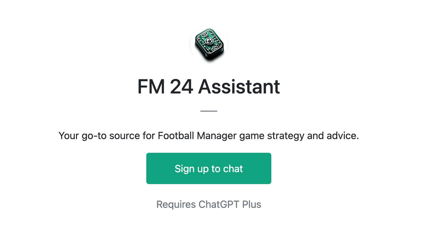 FM 24 Assistant Screenshot