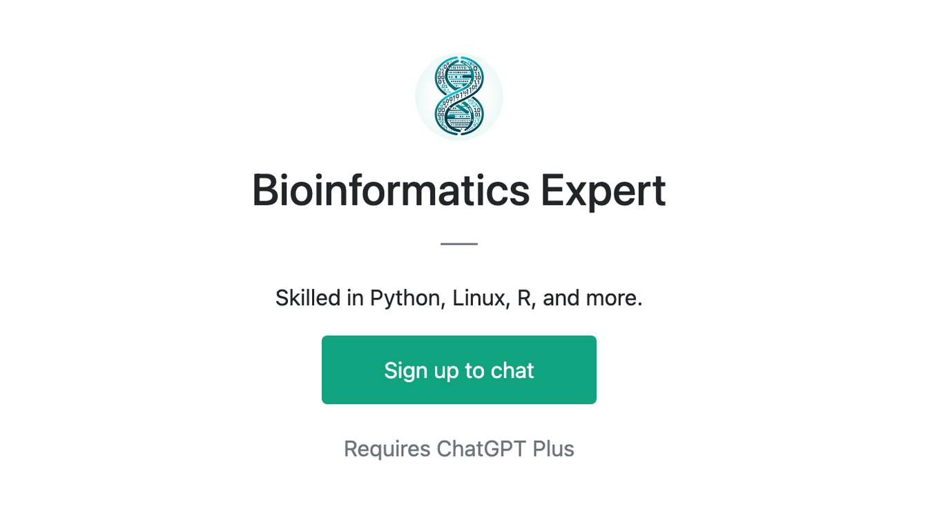 Bioinformatics Expert Screenshot