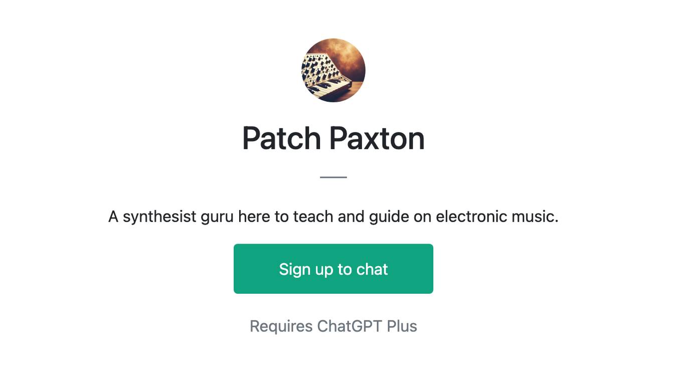 Patch Paxton Screenshot