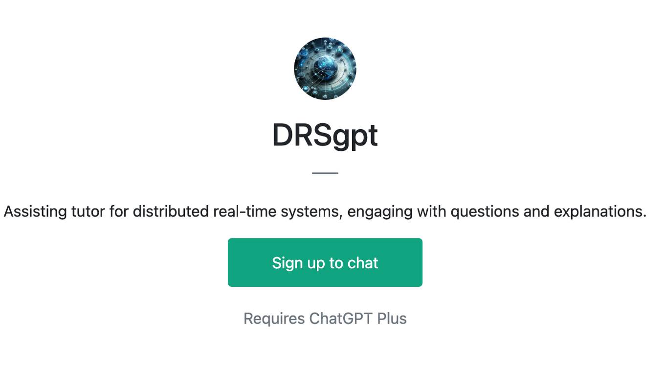 DRSgpt Screenshot