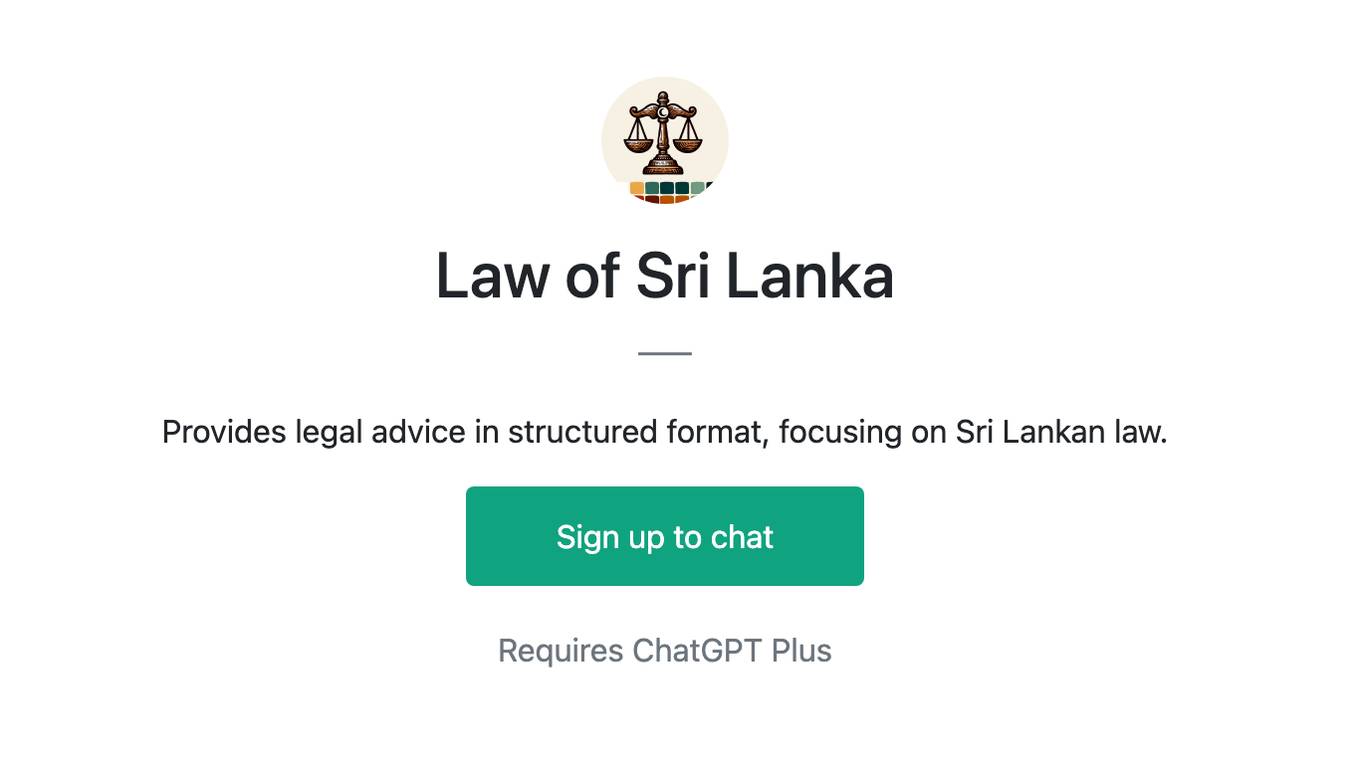 Law of Sri Lanka Screenshot