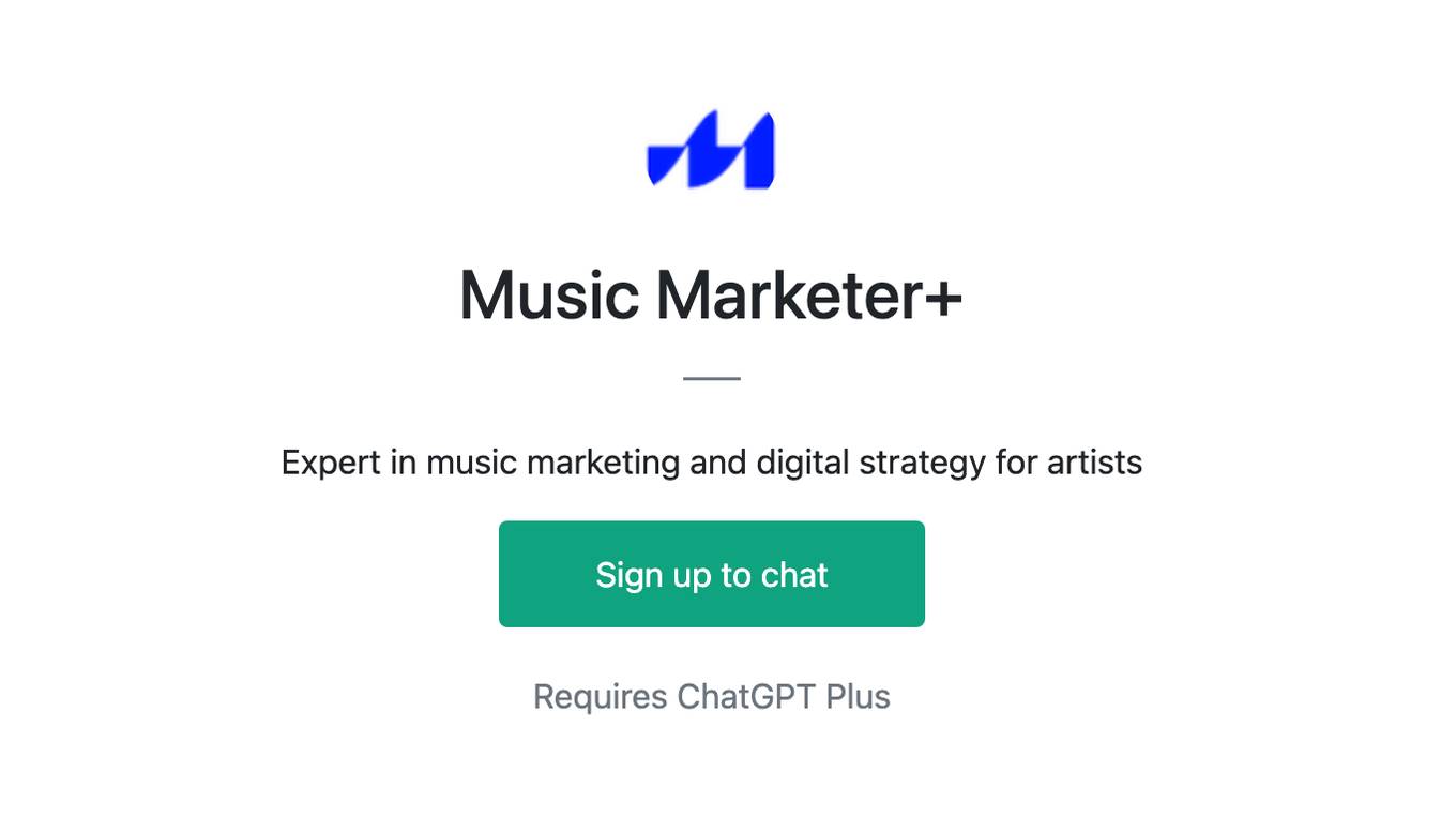 Music Marketer+ Screenshot