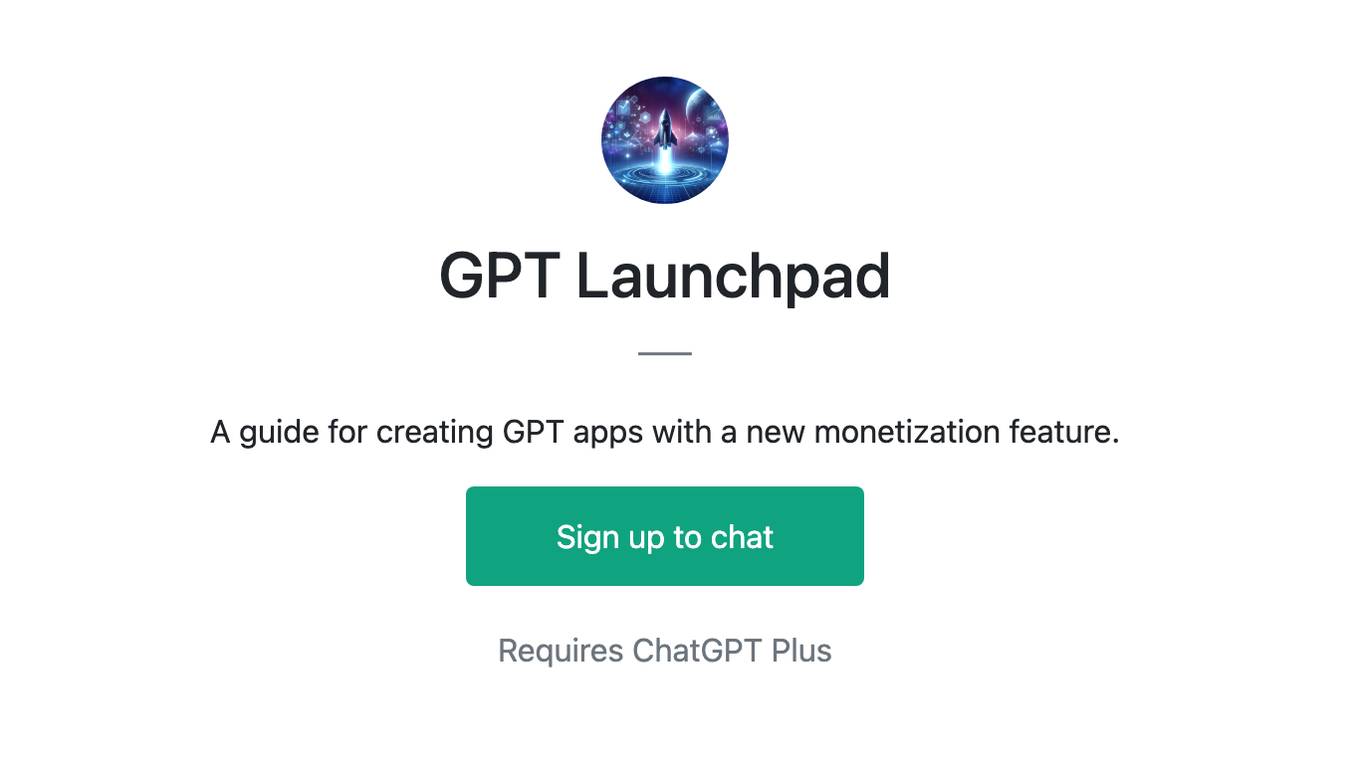 GPT Launchpad Screenshot