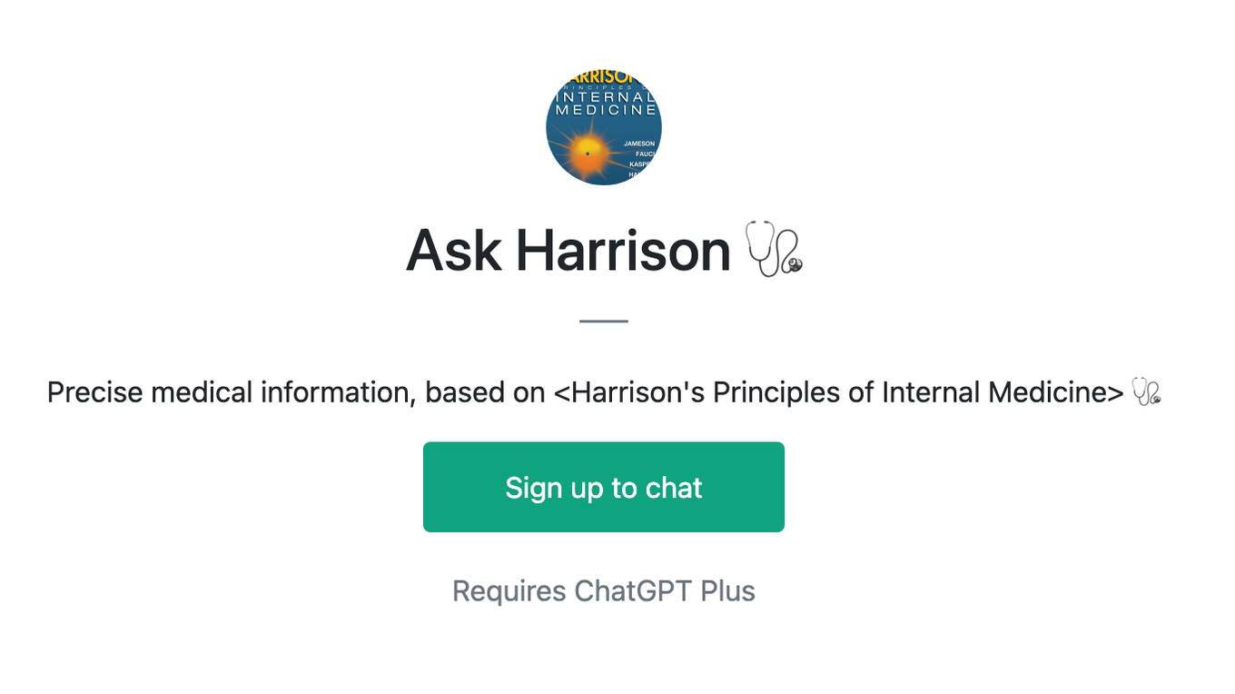 Ask Harrison 🩺 Screenshot