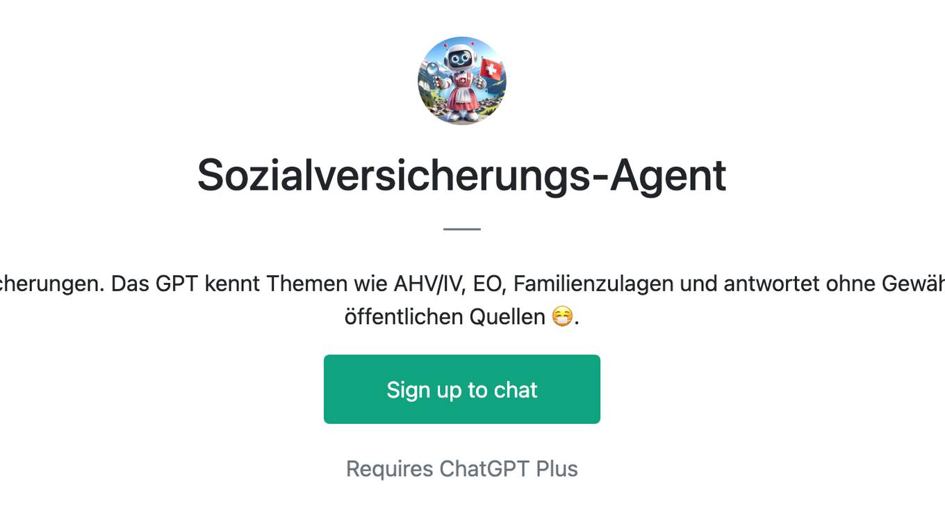 Sozialversicherungs-Agent Screenshot