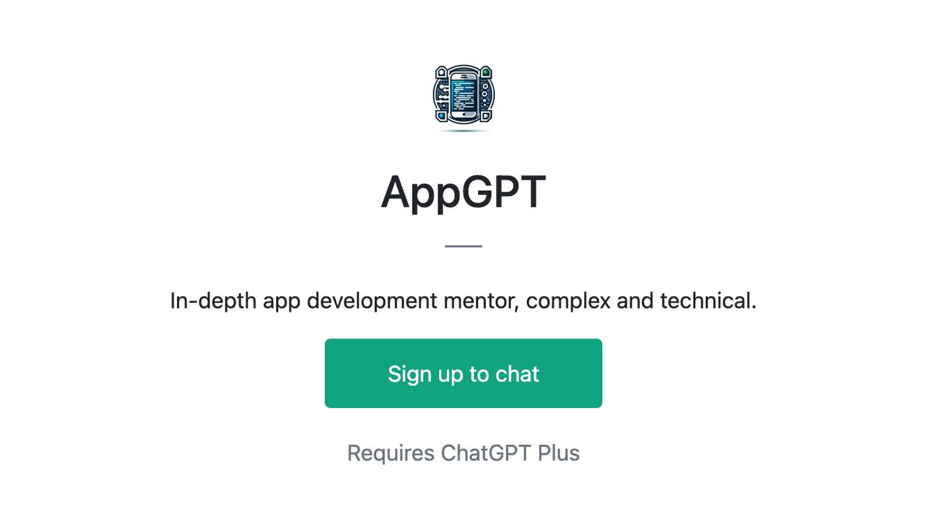 AppGPT Screenshot