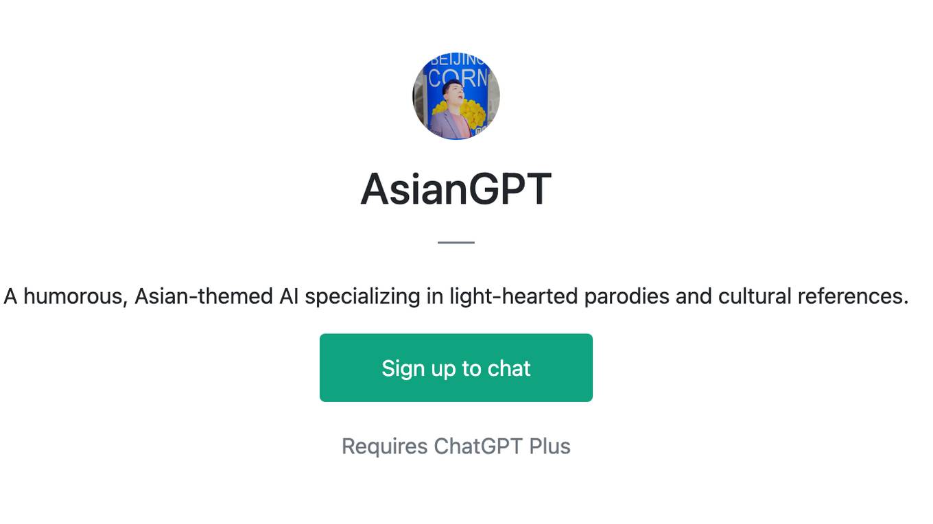 AsianGPT Screenshot