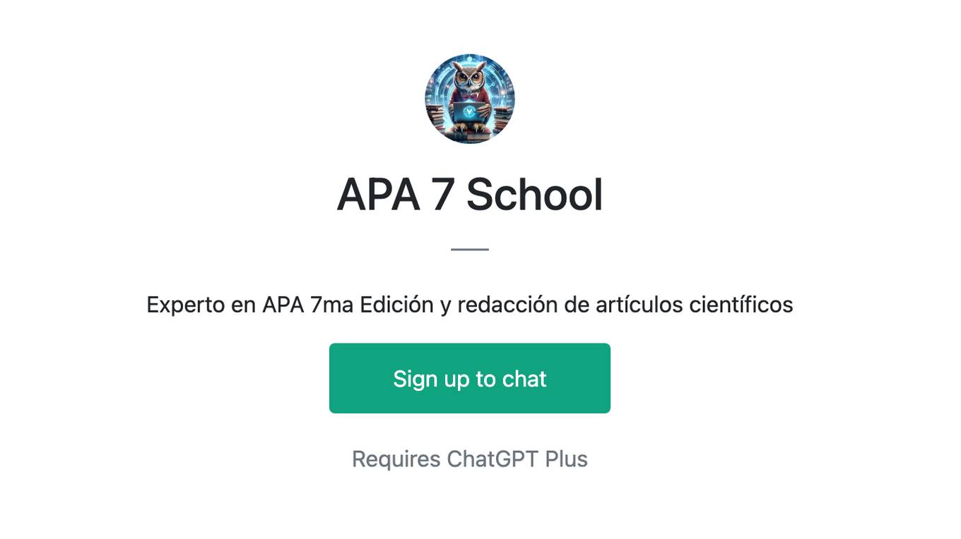 APA 7 School Screenshot