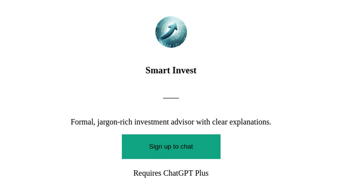 Smart Invest Screenshot