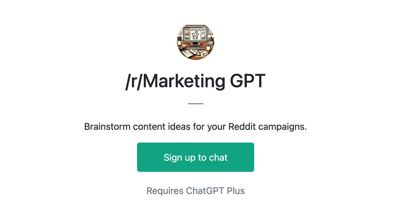 /r/Marketing GPT Screenshot