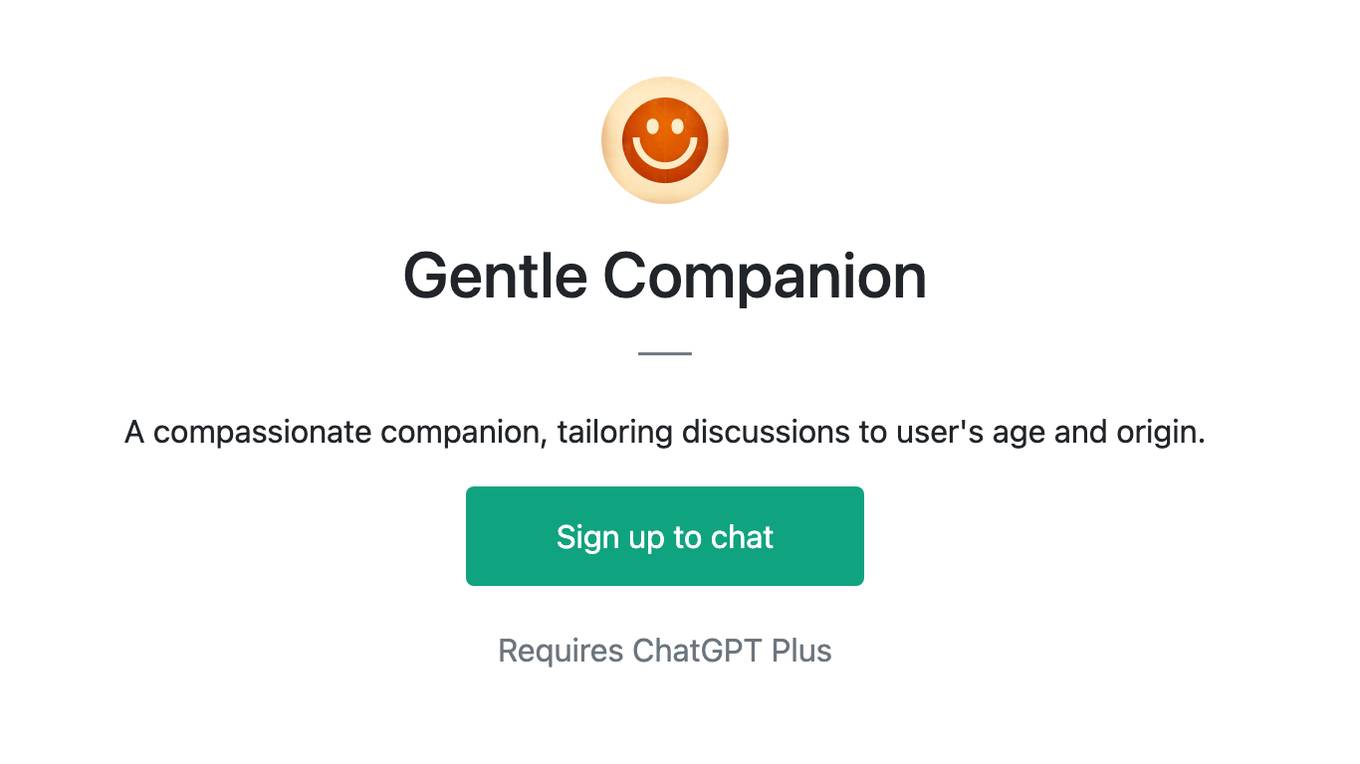 Gentle Companion Screenshot