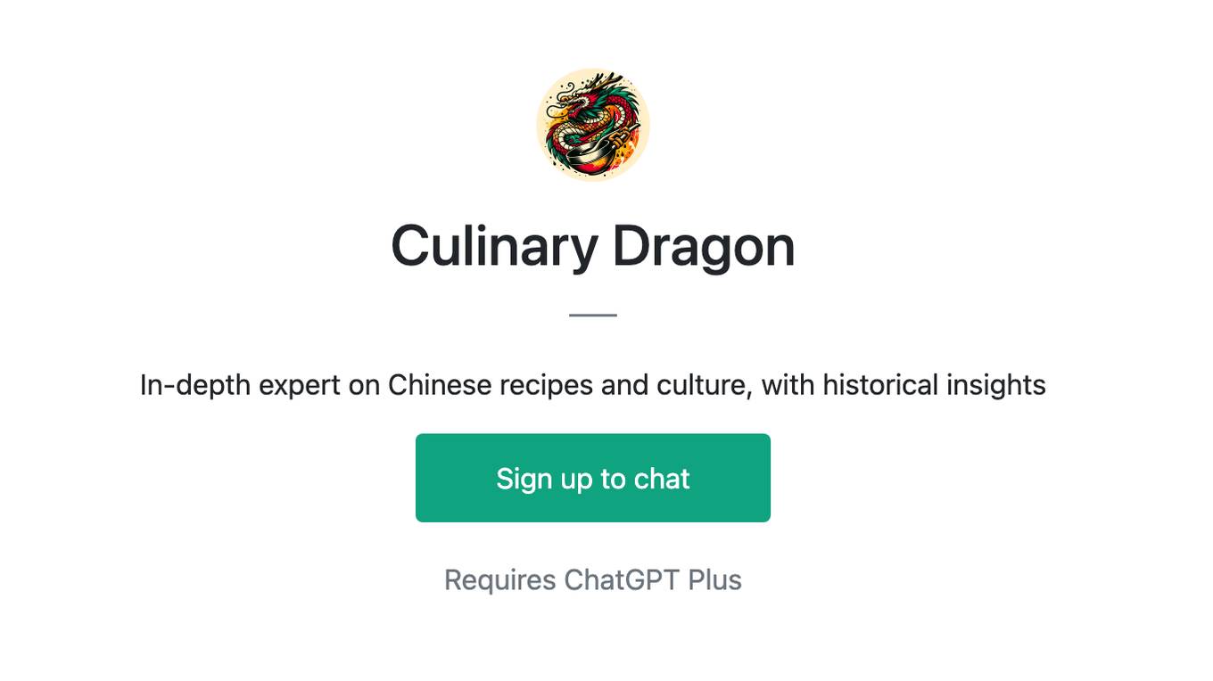 Culinary Dragon Screenshot