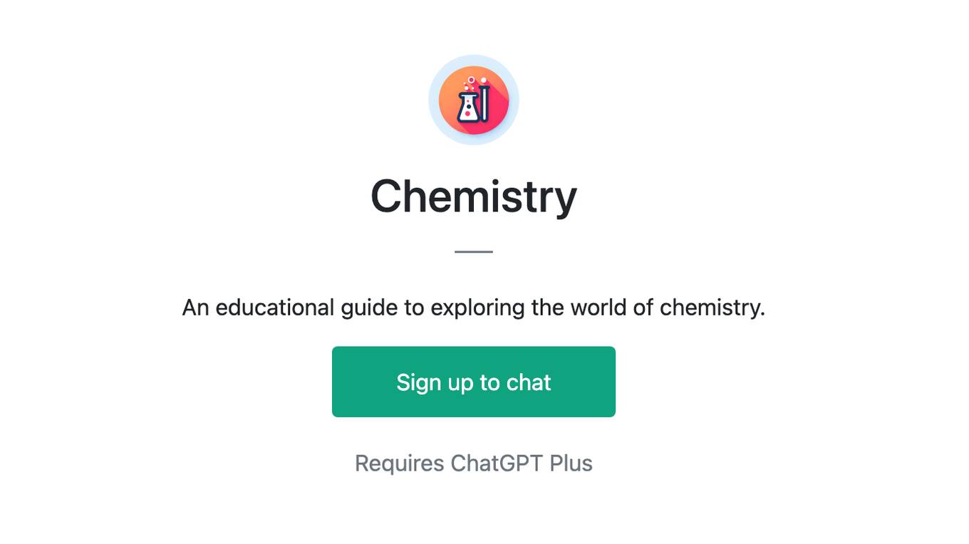 Chemistry Screenshot