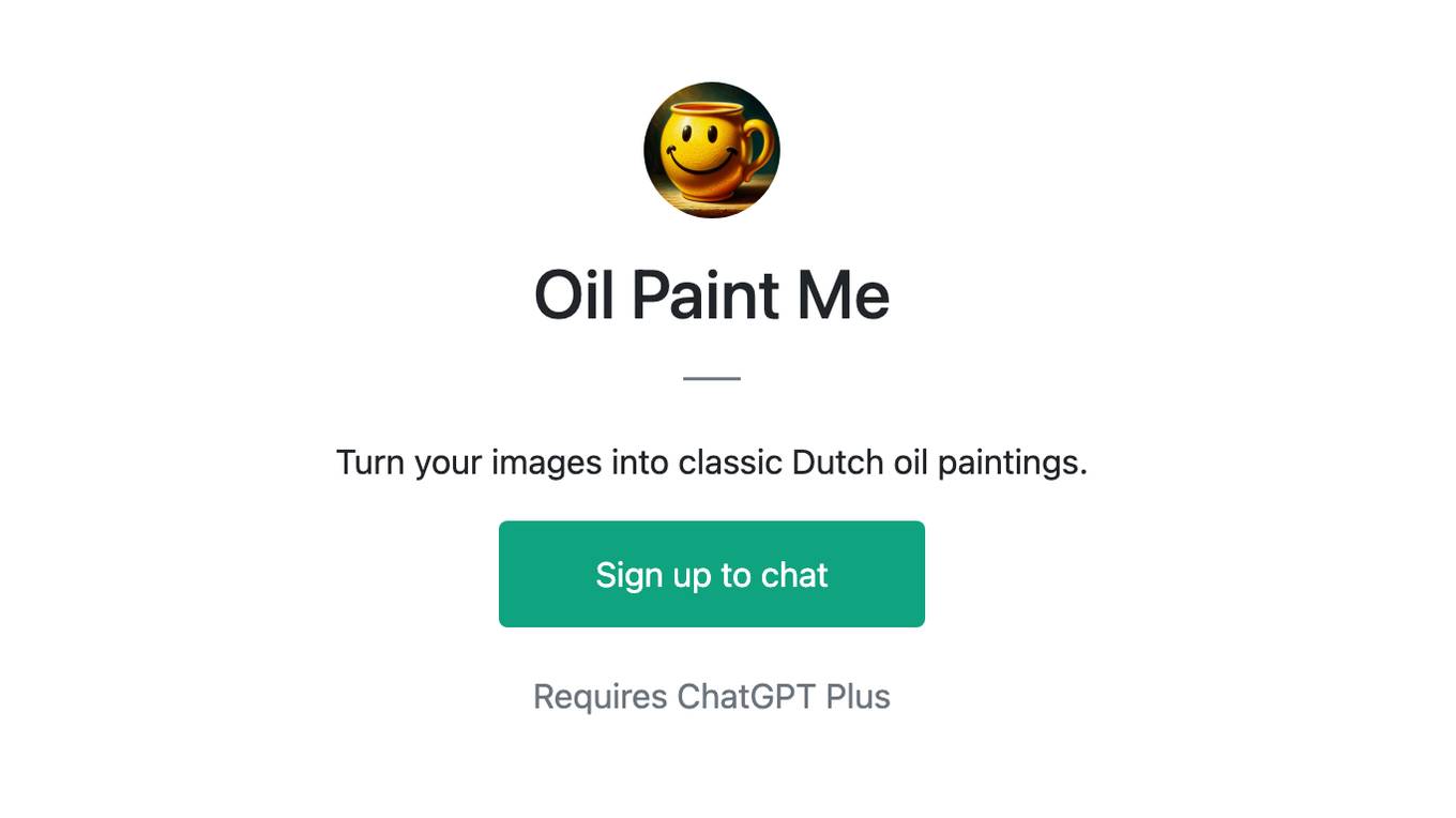 Oil Paint Me Screenshot