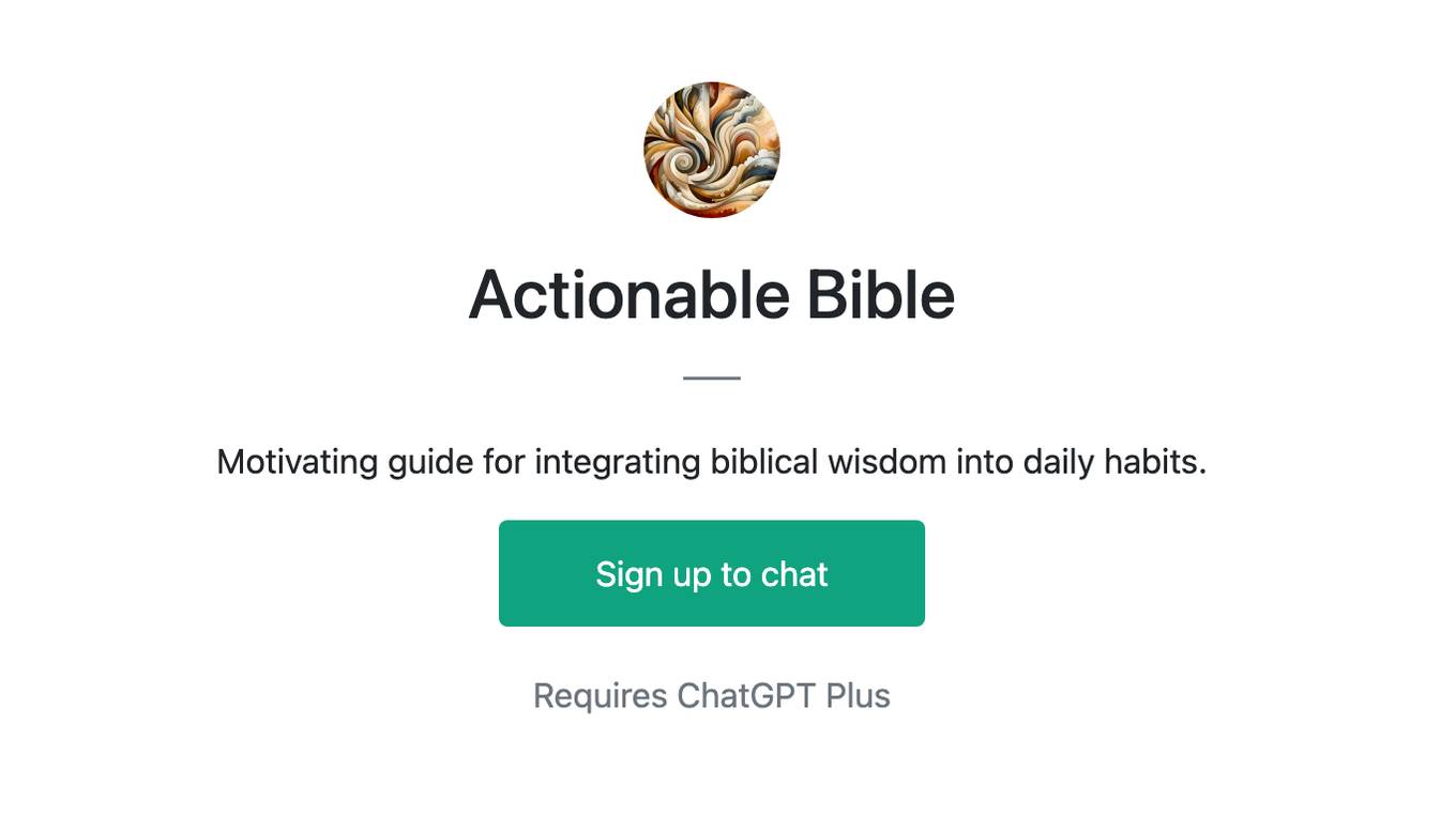 Actionable Bible Screenshot