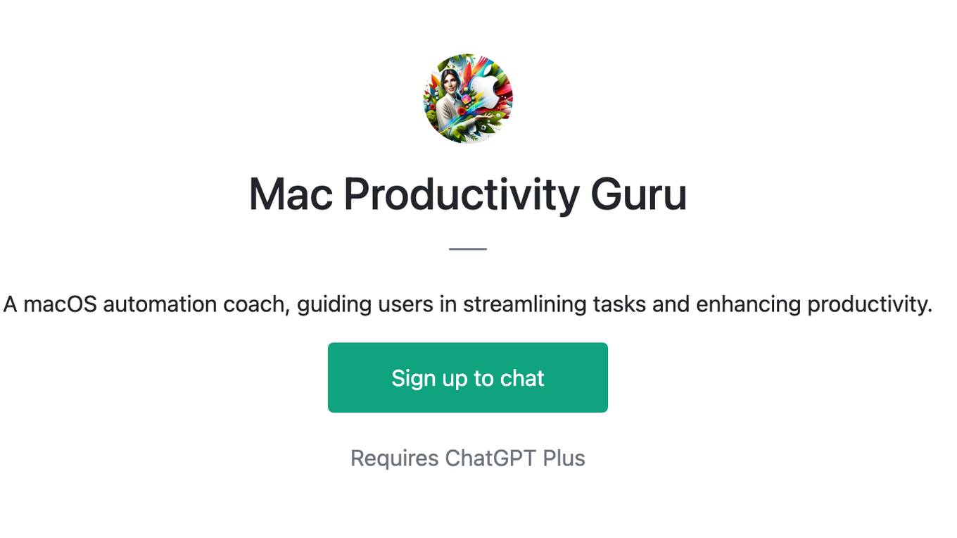 Mac Productivity Guru Screenshot