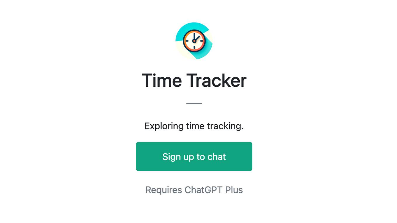 Time Tracker Screenshot