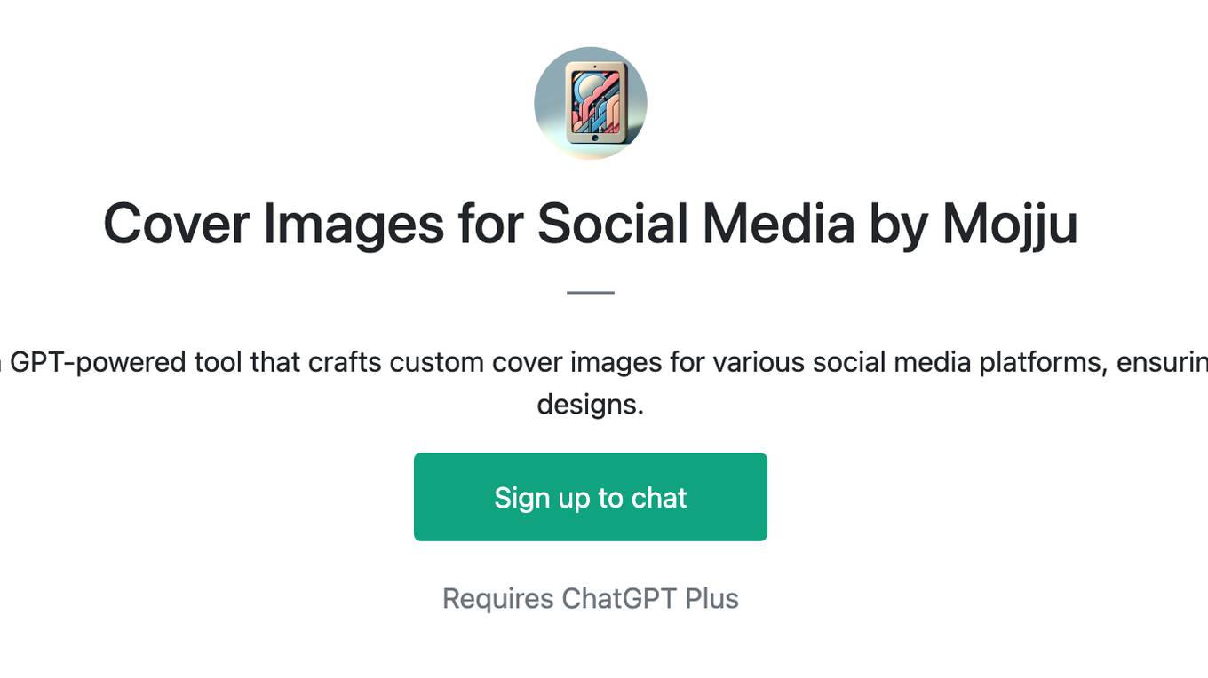 Cover Images for Social Media by Mojju Screenshot