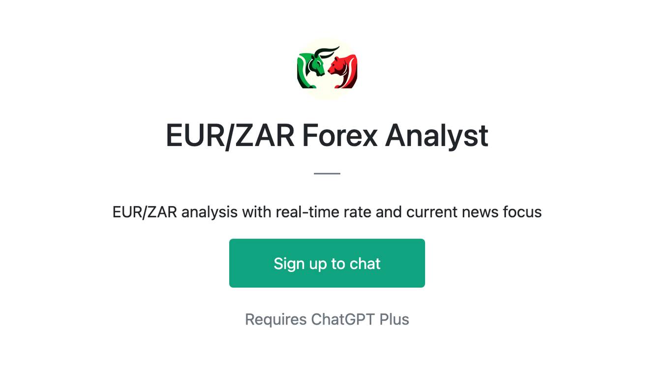 EUR/ZAR Forex Analyst Screenshot