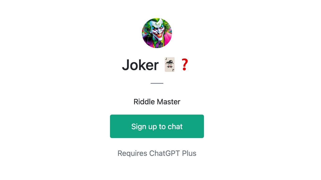 Joker   🃏❓ Screenshot