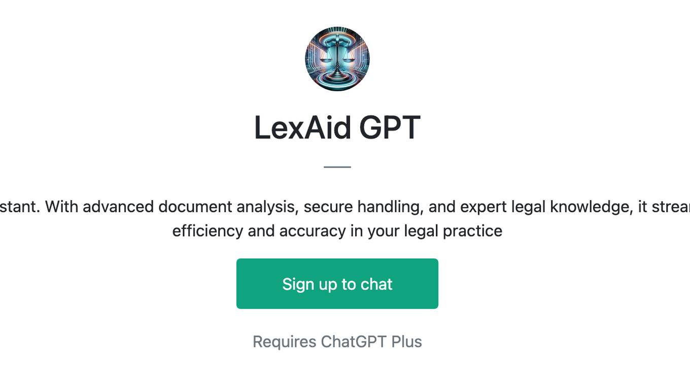 LexAid GPT Screenshot