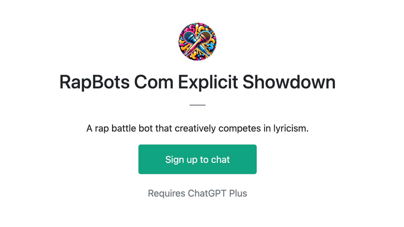 RapBots Com Explicit Showdown Screenshot