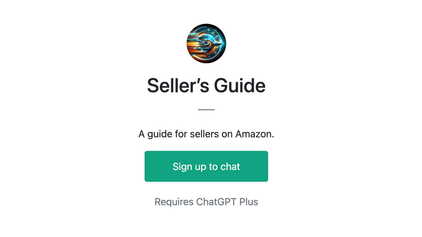 Seller’s Guide Screenshot