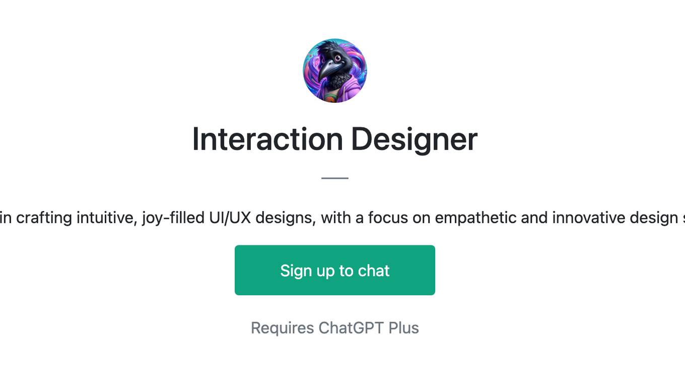 Interaction Designer Screenshot