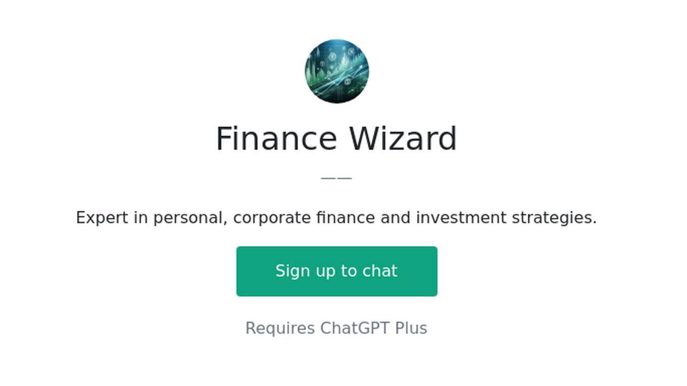 Finance Wizard Screenshot