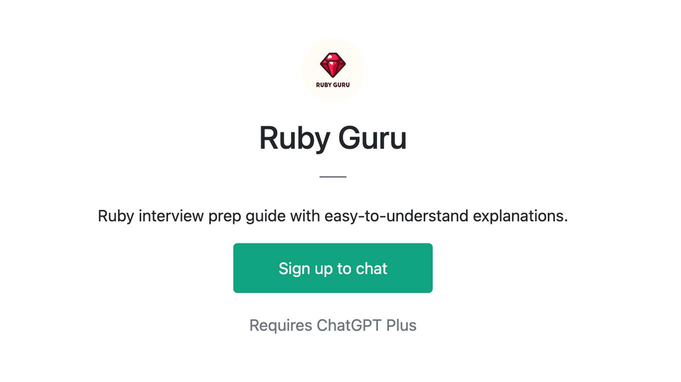 Ruby Guru Screenshot