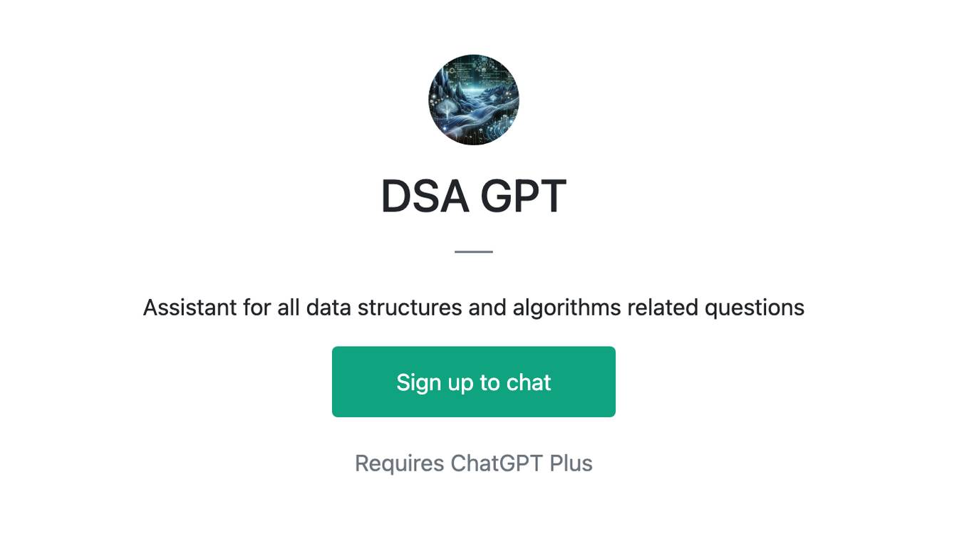 DSA GPT Screenshot