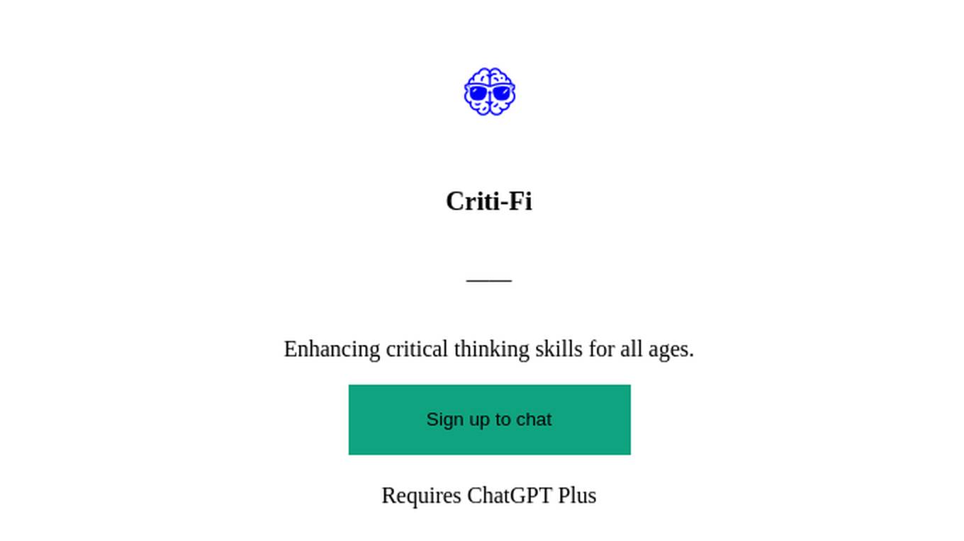 Criti-Fi Screenshot