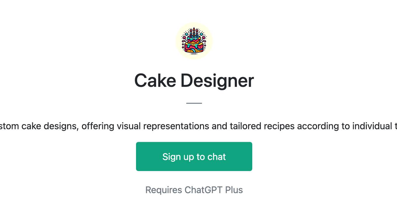 Cake Designer Screenshot