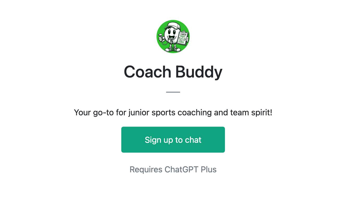 Coach Buddy Screenshot