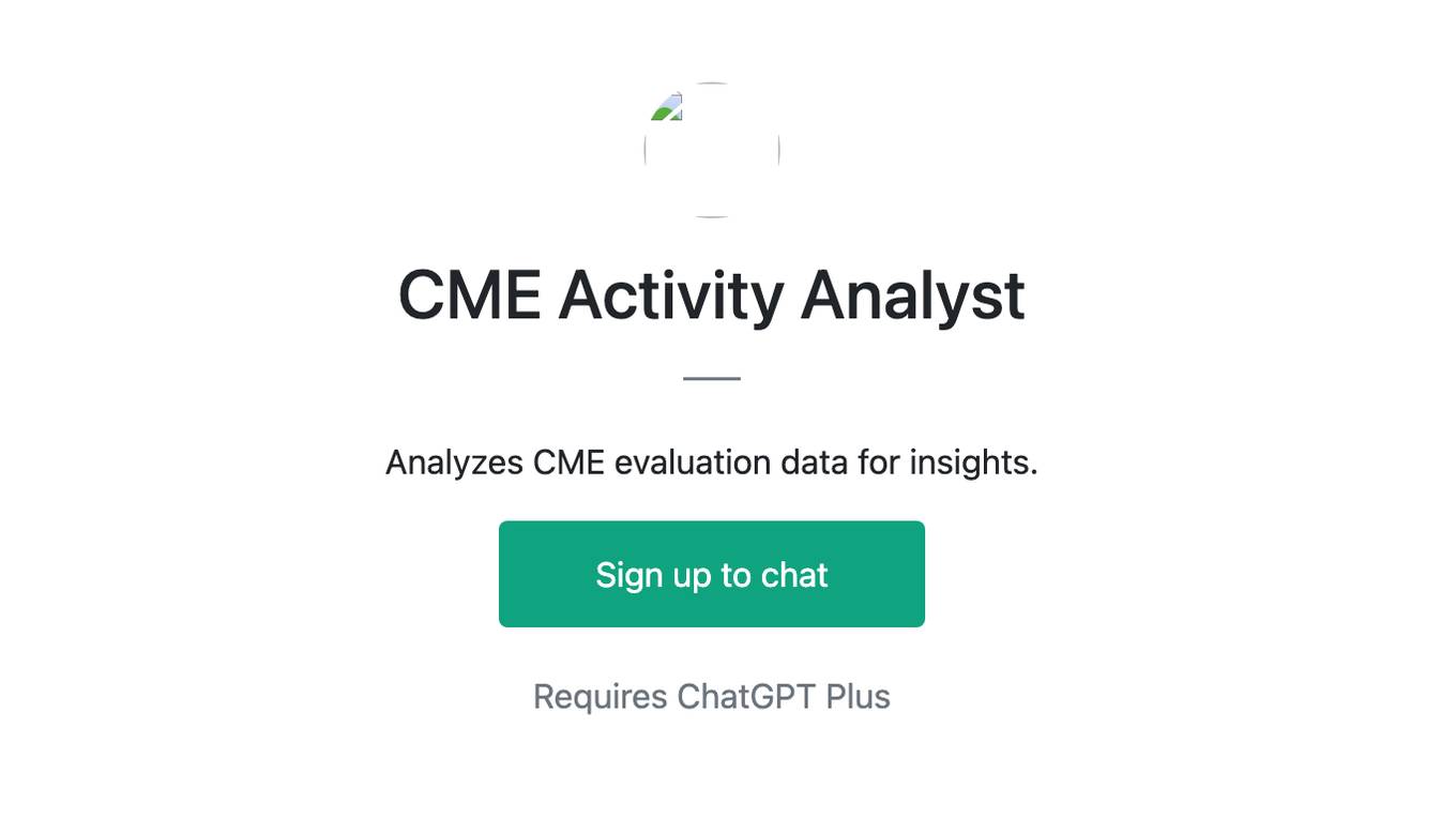 CME Activity Analyst Screenshot