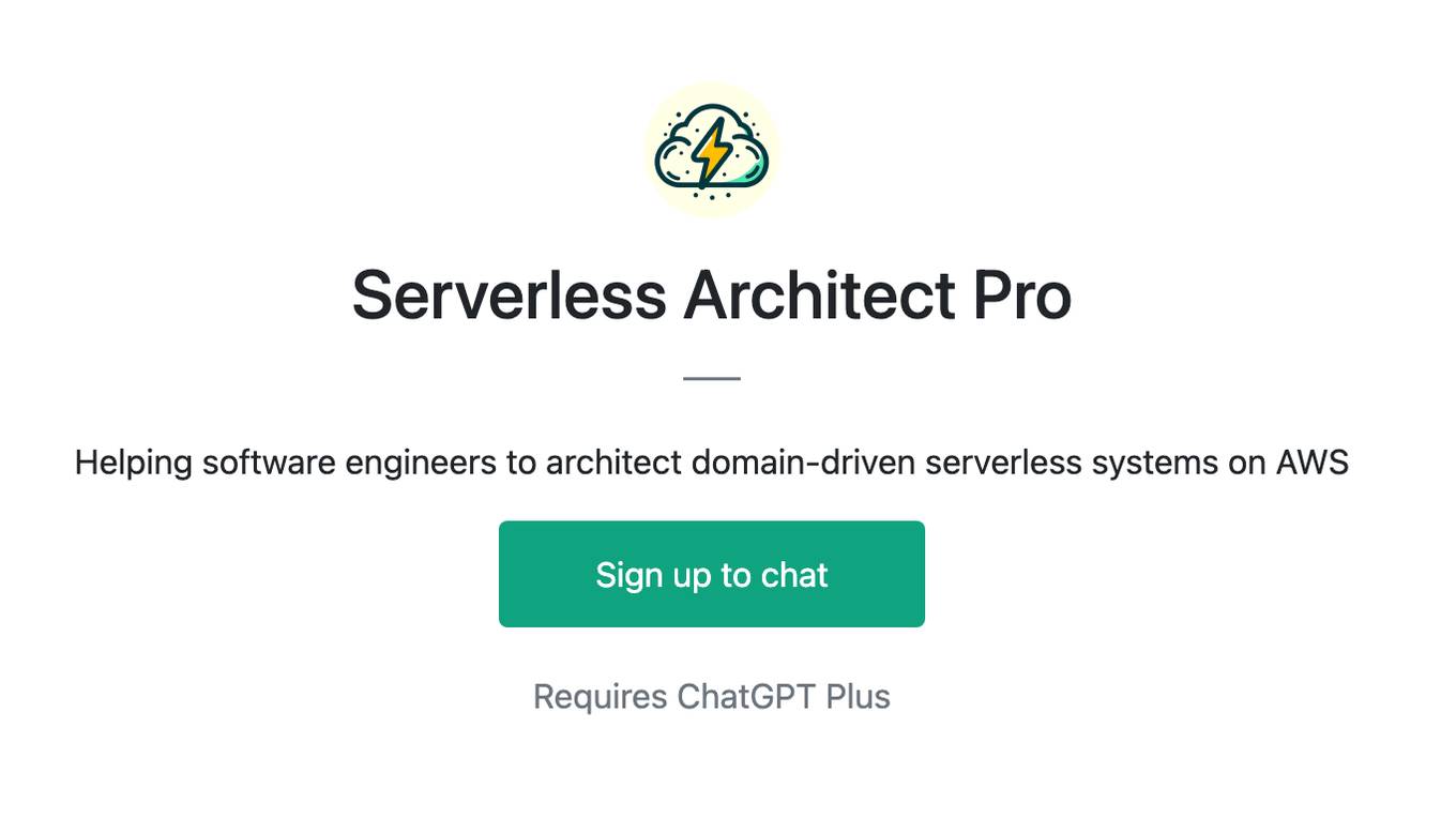 Serverless Architect Pro Screenshot