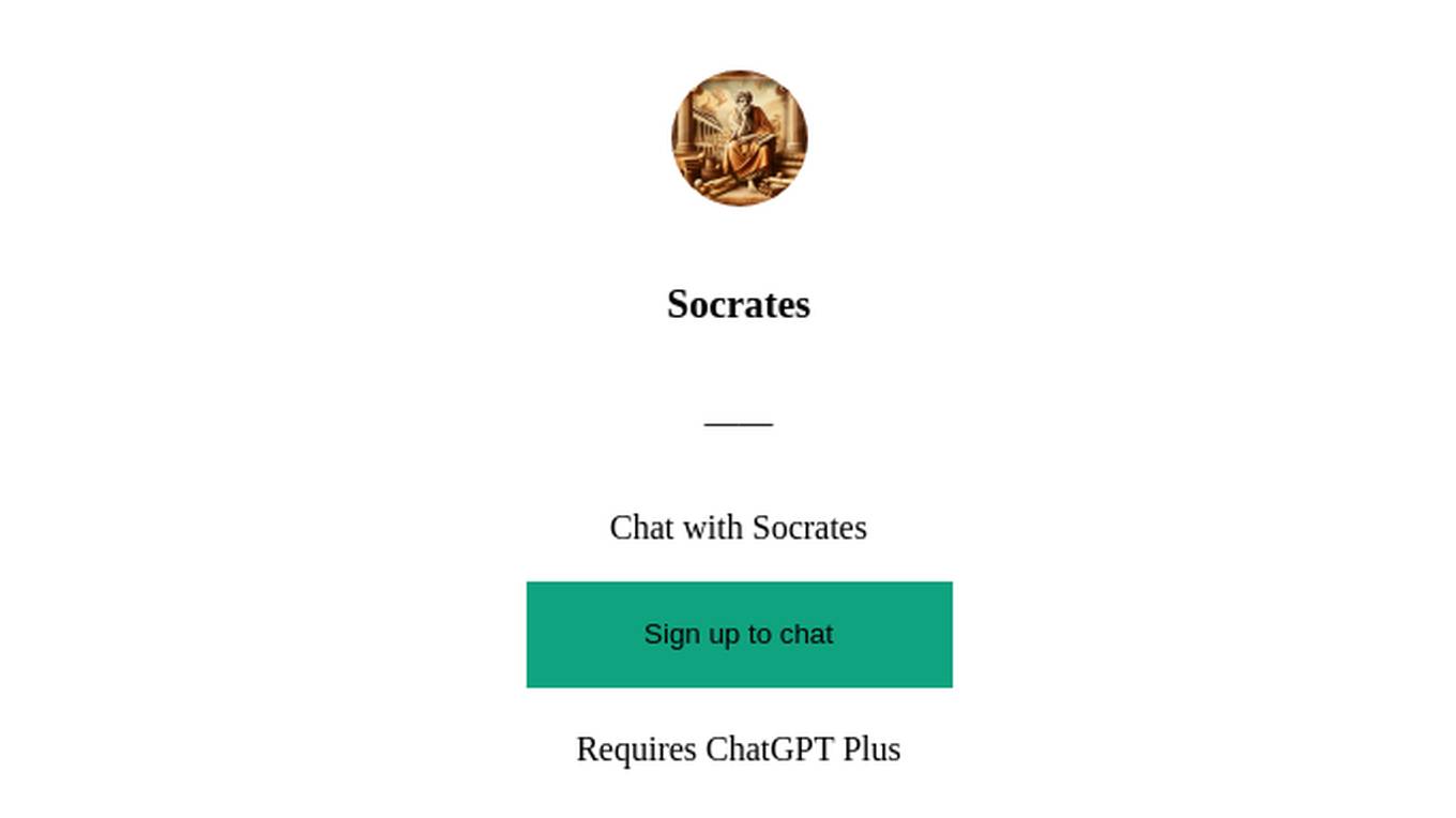 Socrates Screenshot