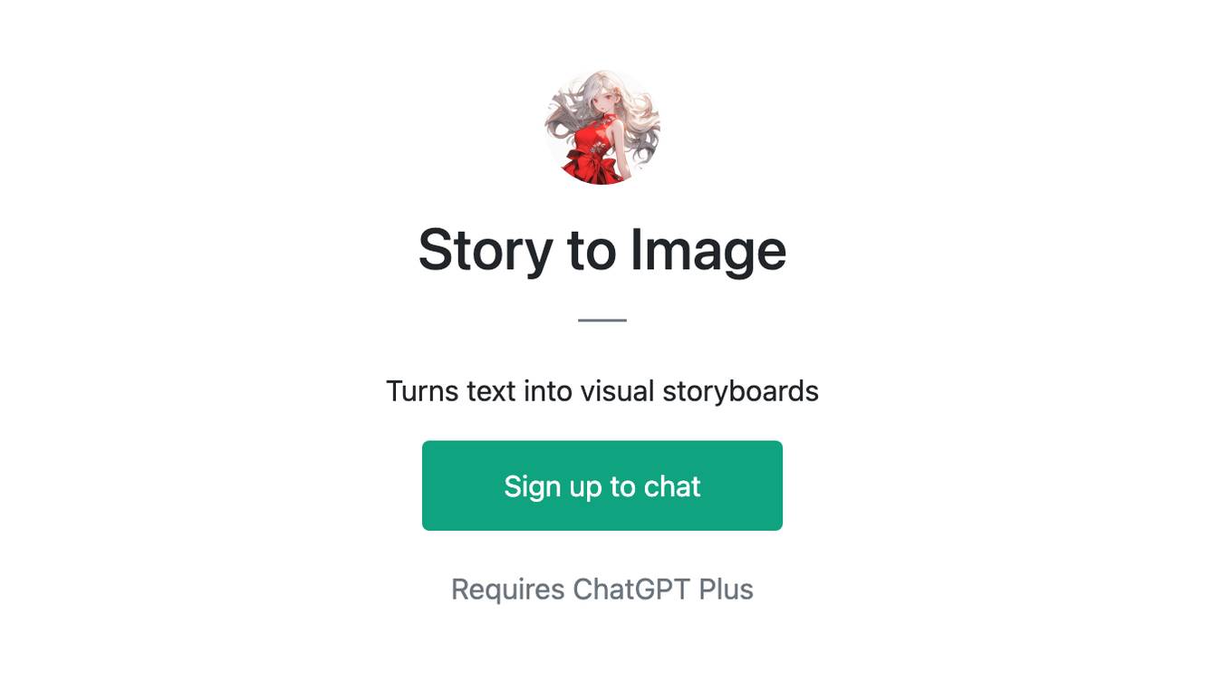 Story to Image Screenshot