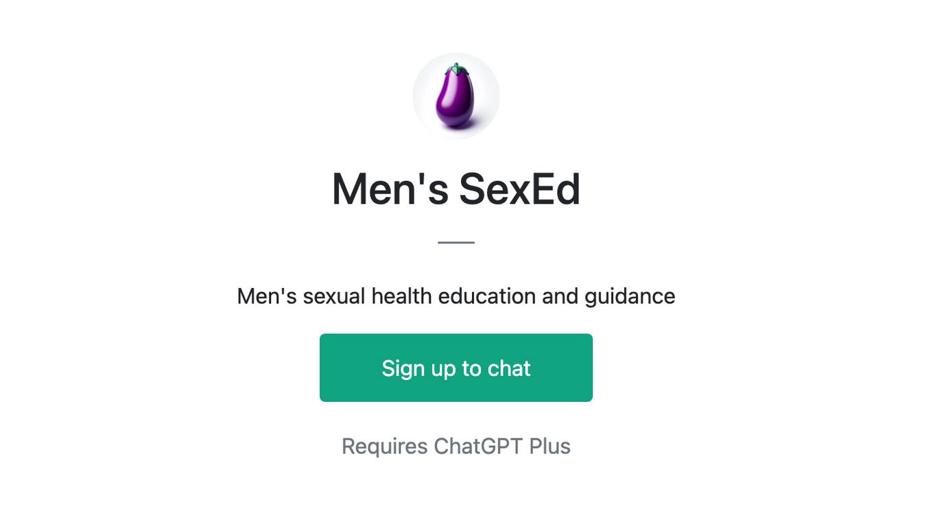 Men's SexEd Screenshot