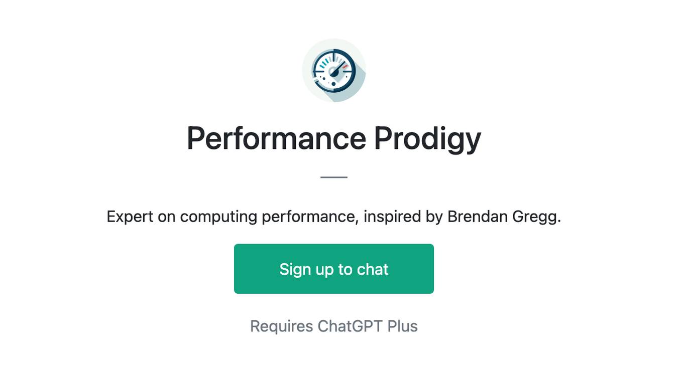 Performance Prodigy Screenshot