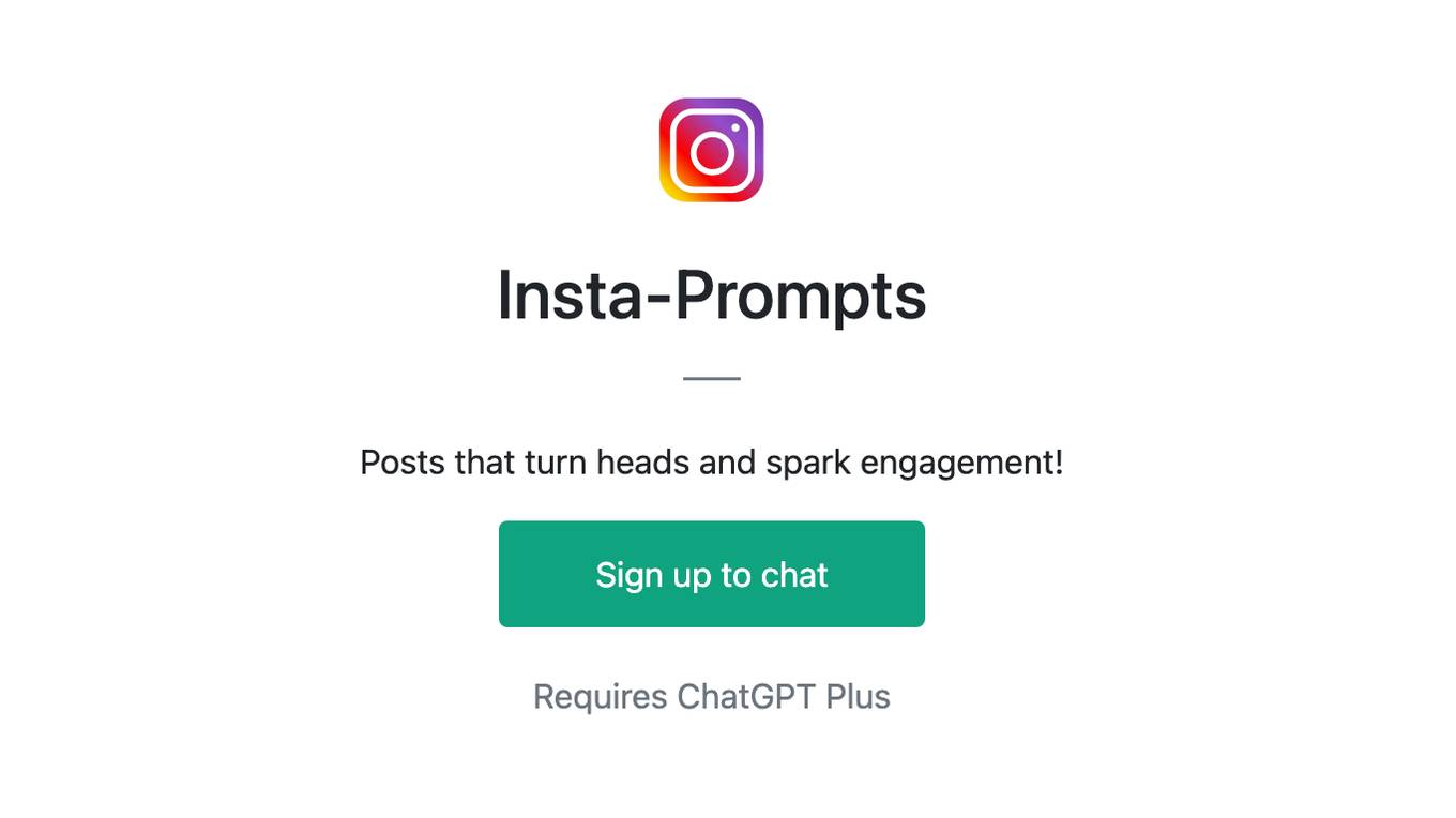 Insta-Prompts Screenshot