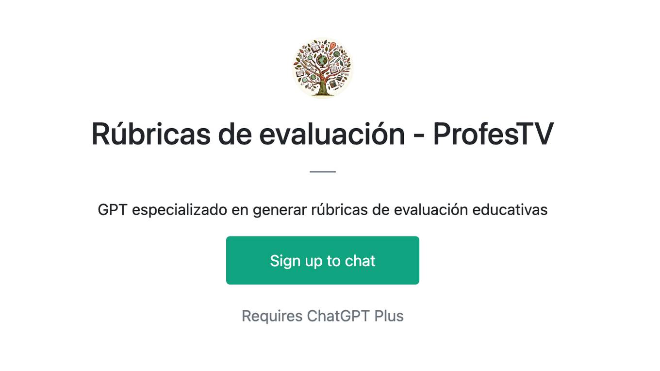 Rúbricas de evaluación - ProfesTV Screenshot