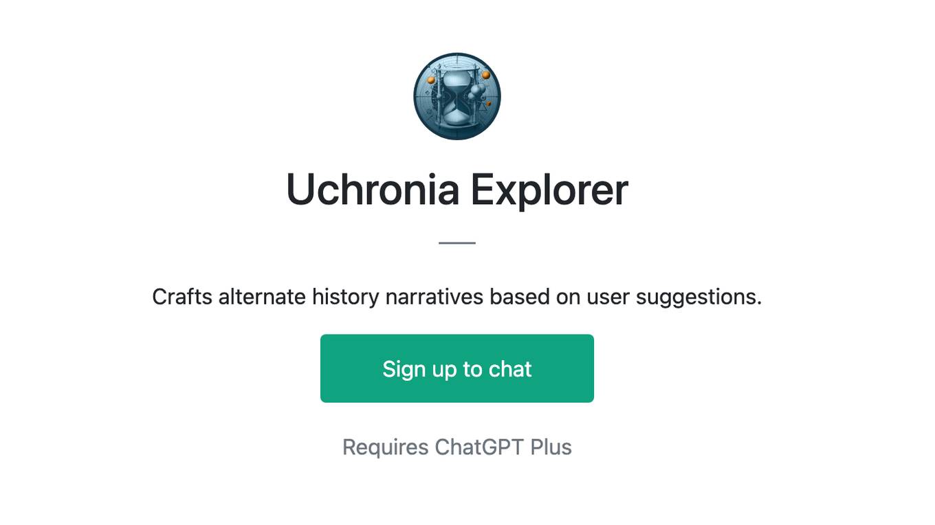 Uchronia Explorer Screenshot