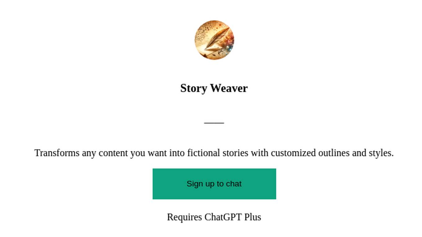 Story Weaver Screenshot