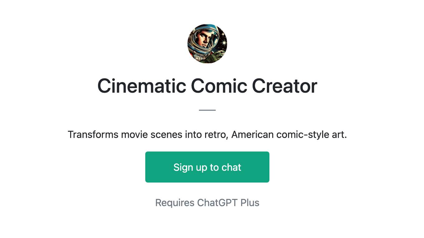 Cinematic Comic Creator Screenshot