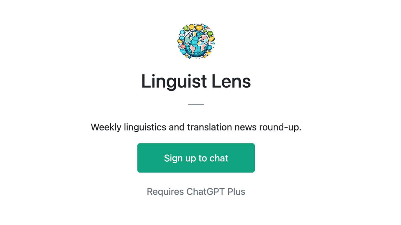 Linguist Lens Screenshot