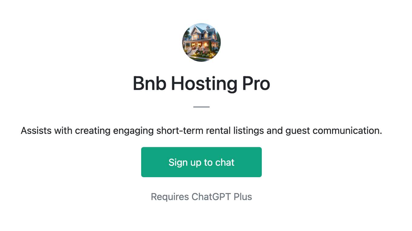 Bnb Hosting Pro Screenshot