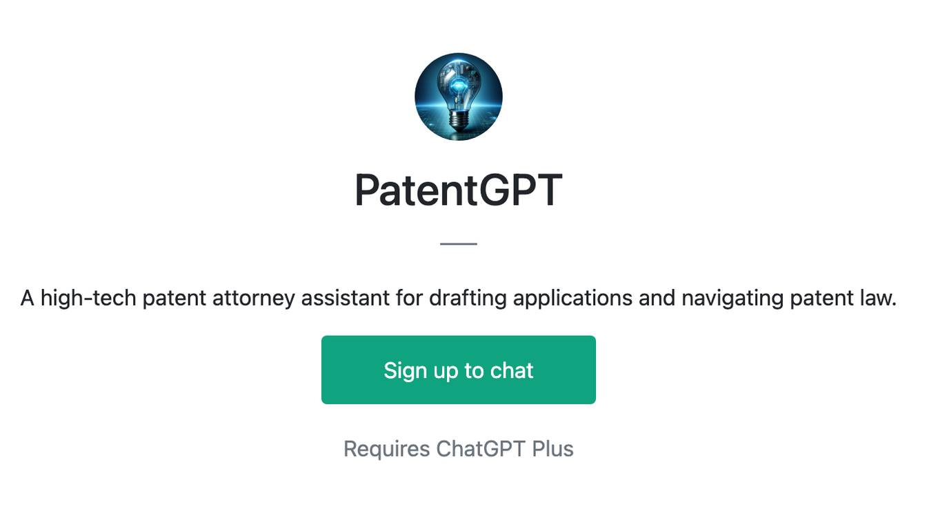 PatentGPT Screenshot